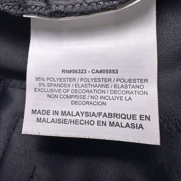 WOMEN'S NIKE GOLF Black Dri-Fit Capri Bottoms Pants Slash Pockets sz 4 Stretchy - Picture 13 of 13